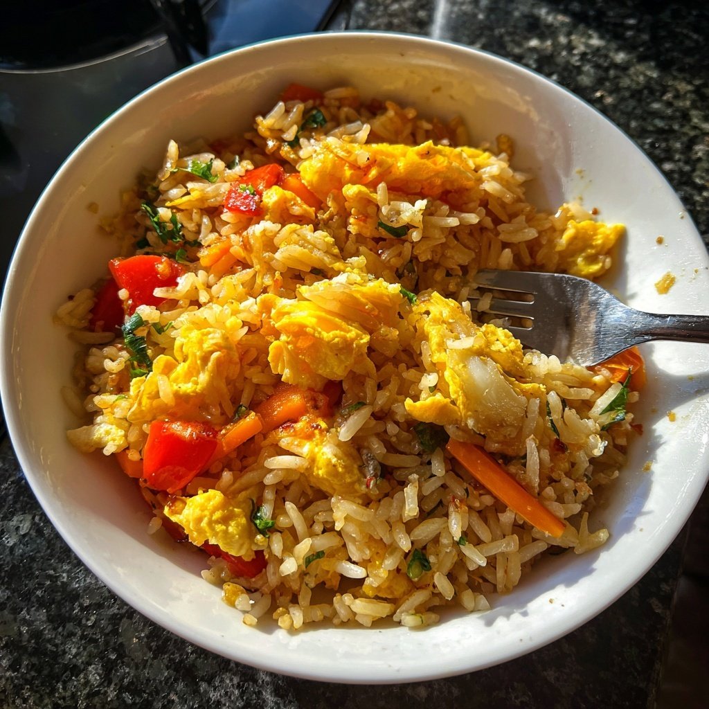 Gebratener Reis mit Ei