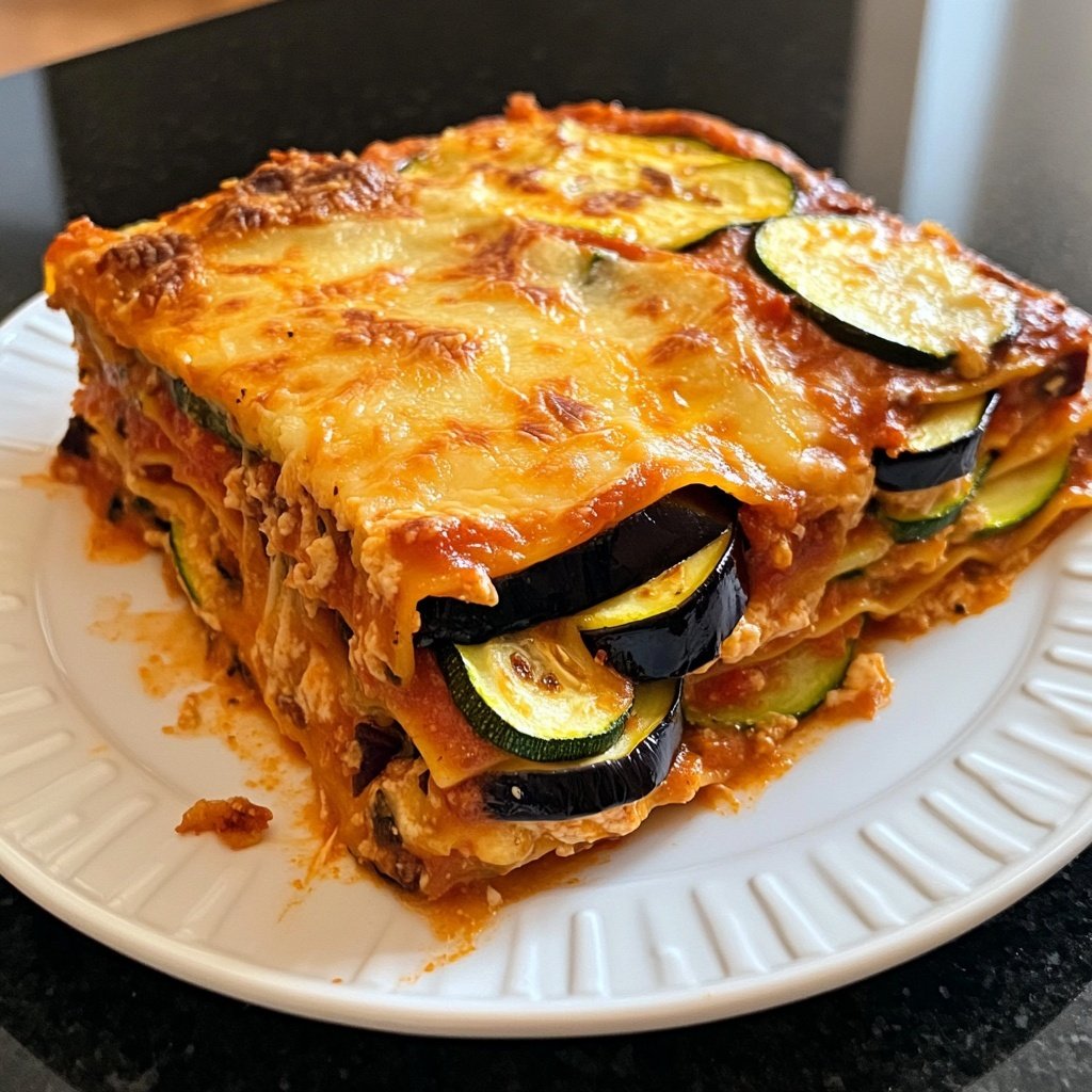 Lasagne mit Zucchini und Aubergine