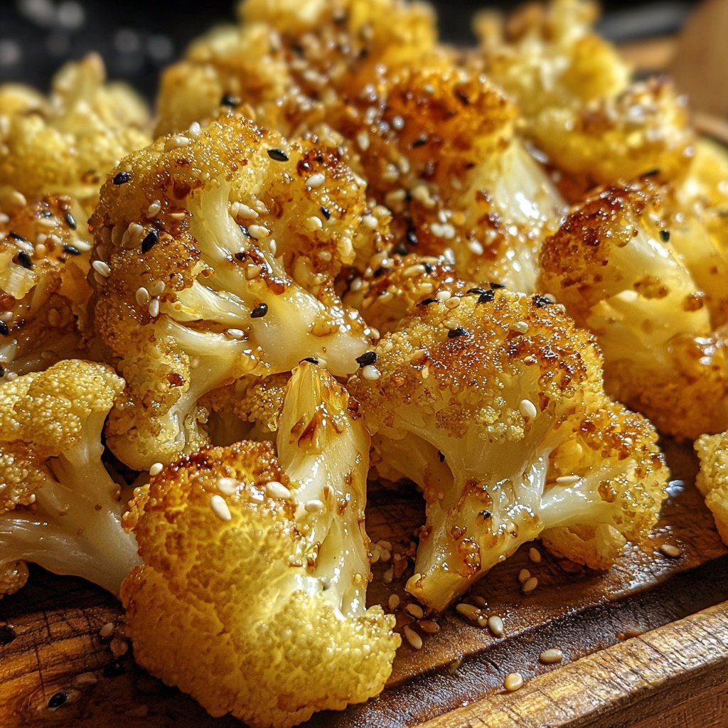 Blumenkohl mit Sesamöl