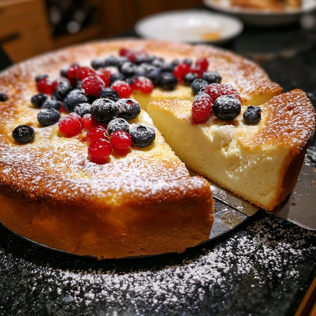 Käsekuchen mit Quark und Joghurt