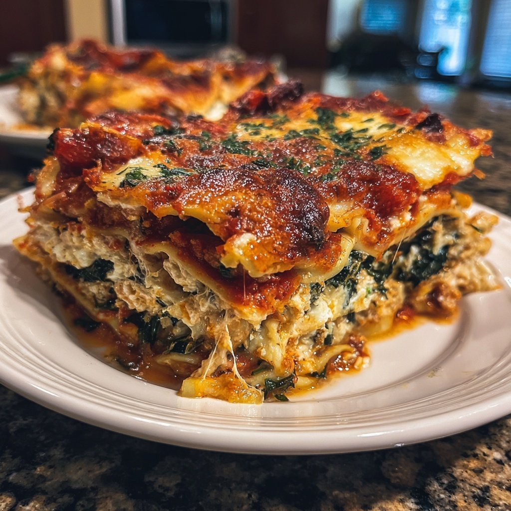 Vegetarische Lasagne mit Gemüse