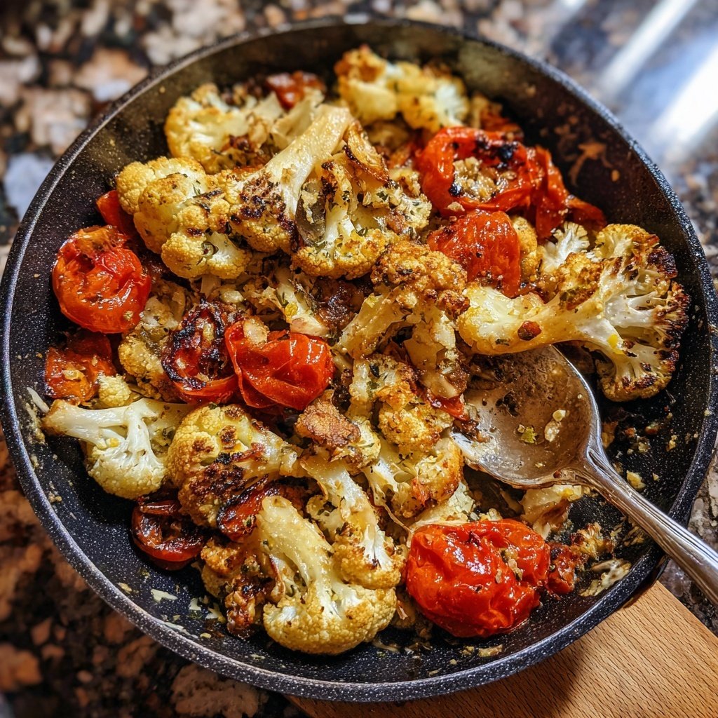 Blumenkohl Tomaten Pfanne