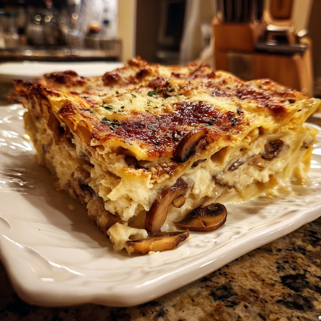 Lasagne mit Pilzen